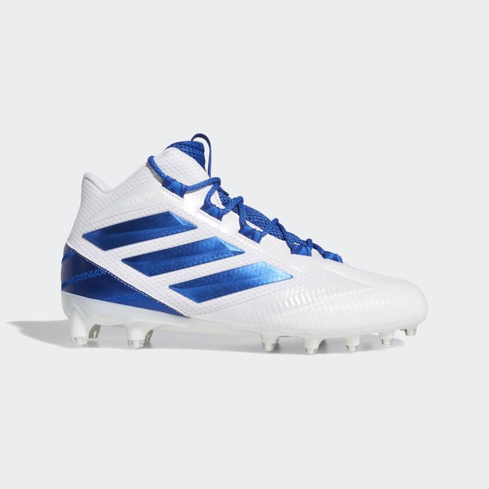 Adidas Men's Freak Carbon Mid Football Boots White/Royal Ireland F97435